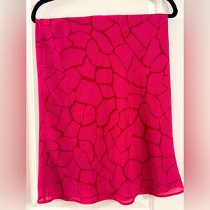 Early 2000s Express World Brand Pink/Red Skirt- ( Small)